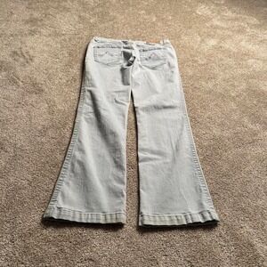 ONEILL LIGHT WASH "TRI-COLOUR EMBROIDERY" STRAIGHT LEG DENIM